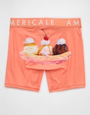 AEO Men's Ice Cream Sundae 6" Flex Boxer Brief