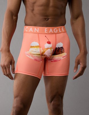 AEO Men's Ice Cream Sundae 6" Flex Boxer Brief