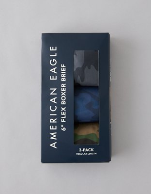 AEO Men's 6" Flex Boxer Brief 3-Pack