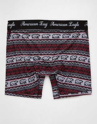 AEO Men's Fair Isle 6" Flex Boxer Brief