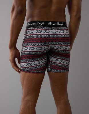 AEO Men's Fair Isle 6" Flex Boxer Brief