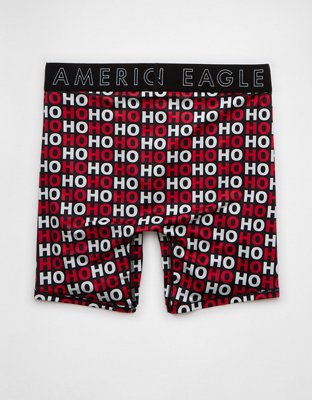 AEO Brief Boxer Flex de 6" con Estampado Ho Ho Ho para Hombre
