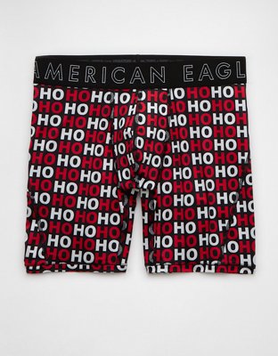 AEO Men's Ho Ho Ho 6" Flex Boxer Brief