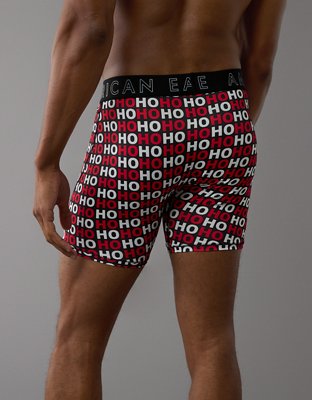 AEO Men's Ho Ho Ho 6" Flex Boxer Brief