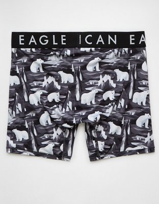 AEO Men's Polar Bears 6" Flex Boxer Brief