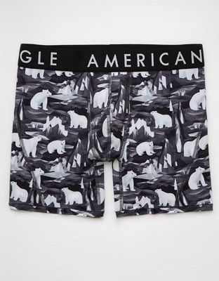 AEO Men's Polar Bears 6" Flex Boxer Brief