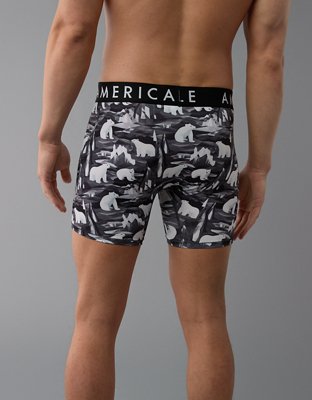 AEO Men's Polar Bears 6" Flex Boxer Brief