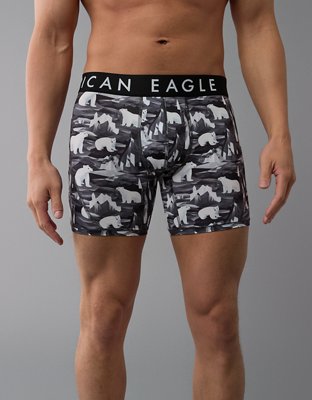 AEO Men's Polar Bears 6" Flex Boxer Brief