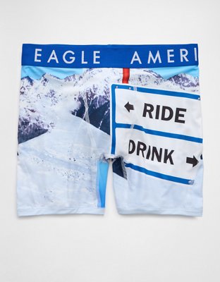 AEO Men's Ride Drink 6" Flex Boxer Brief