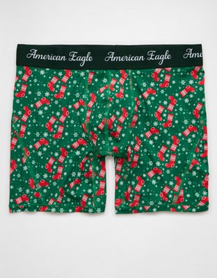 AEO Men's Snow Stockings 6" Flex Boxer Brief