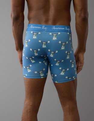 AEO Men's Snowman Gym 6" Flex Boxer Brief