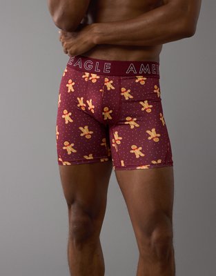 AEO Men's Ginger Canes 6" Flex Boxer Brief