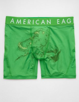 AEO Men's Grinch 6" Flex Boxer Brief