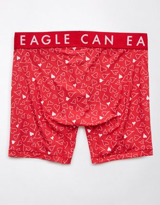 AEO Men's Flying Hearts Valentine 6" Flex Boxer Brief