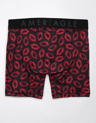 AEO Men's Kisses Valentine 6" Flex Boxer Brief