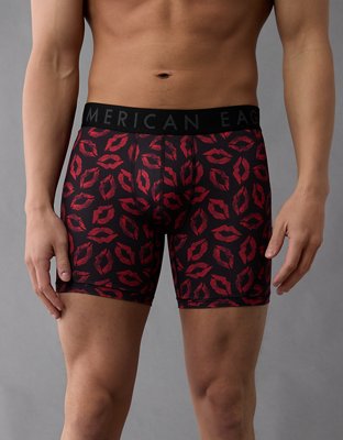 AEO Men's Kisses Valentine 6" Flex Boxer Brief