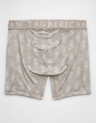 AEO Men's Seahorse Stamp 6" Flex Boxer Brief