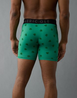 AEO Men's St. Patrick's Day Clover Balloons 6" Flex Boxer Brief