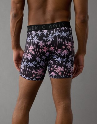 Caleçon boxeur ajusté Flex de 6 po palmiers pour hommes AEO