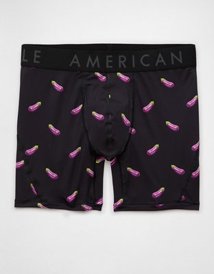 AEO Men's Eggplants 6" Flex Boxer Brief