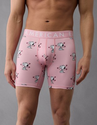 AEO Men's Snoopy Hearts Valentine 6" Flex Boxer Brief