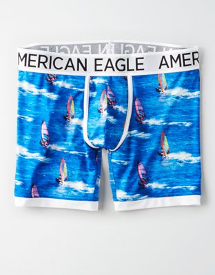 Трусы-боксеры AE Windsurf Flex для мужчин — American Eagle — фото 3