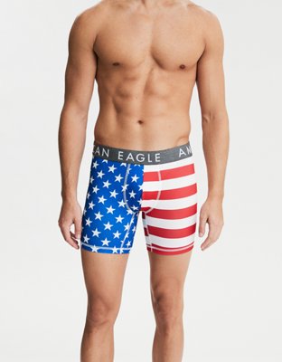 WOSHJIUK Men's Underwear,Personalized Boxer Briefs,American Eagle USA  Flag,Soft Comfortable Trunks : : Clothing, Shoes & Accessories