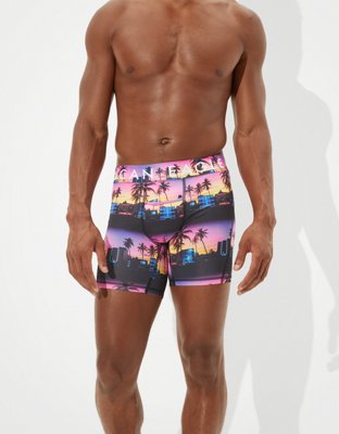 AEO Miami Sunset 6" Horizontal Fly Flex Boxer Brief