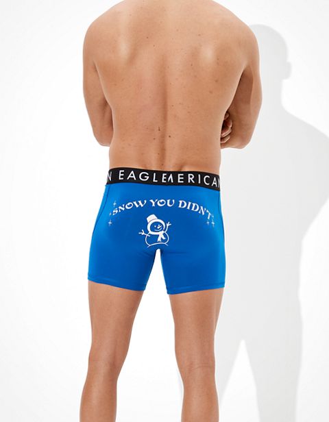 Трусы-боксеры AEO Snow Flex для мужчин — American Eagle