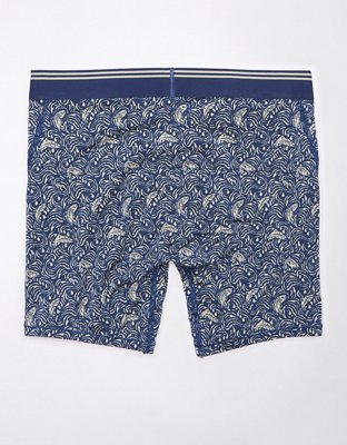 AEO Men's Ocean Waves 6" Ultra Soft Boxer Brief