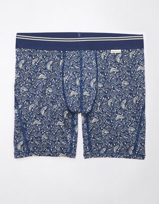 AEO Men's Ocean Waves 6" Ultra Soft Boxer Brief