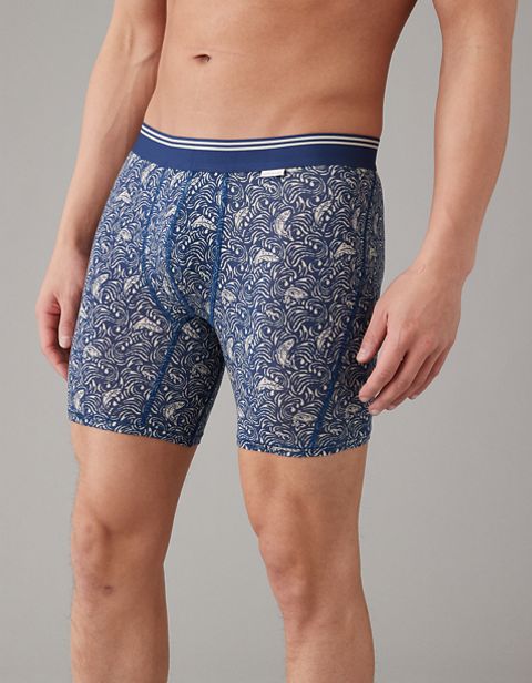 Трусы-боксеры AEO Waves для мужчин — American Eagle