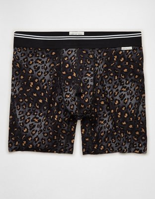 AEO Men's Leopard Print 6" Ultra Soft Boxer Brief