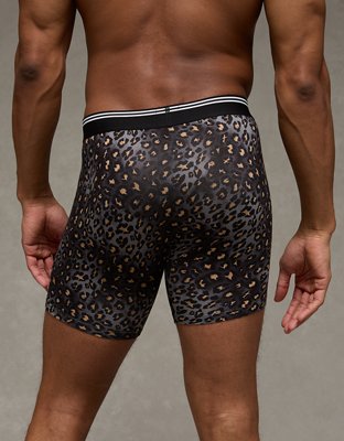 AEO Men's Leopard Print 6" Ultra Soft Boxer Brief