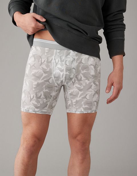 Трусы-боксеры AEO Grayscale для мужчин — American Eagle