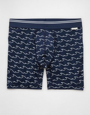AEO Mens Wavy Stripes 6 Ultra Soft Boxer Brief