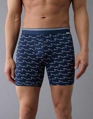 AEO Men´s Wavy Stripes 6" Ultra Soft Boxer Brief,Specials : American Fashion Style Bags On Sale