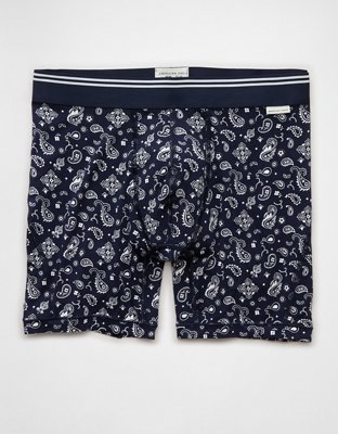 AEO Men's Paisley 6" Ultra Soft Boxer Brief