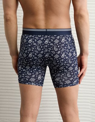 AEO Men's Paisley 6" Ultra Soft Boxer Brief