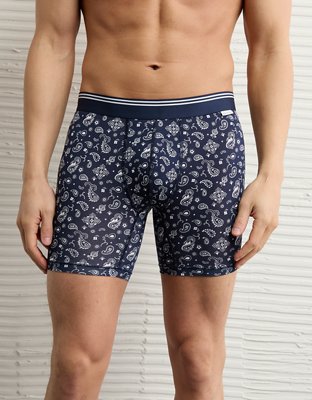 AEO Men's Paisley 6" Ultra Soft Boxer Brief
