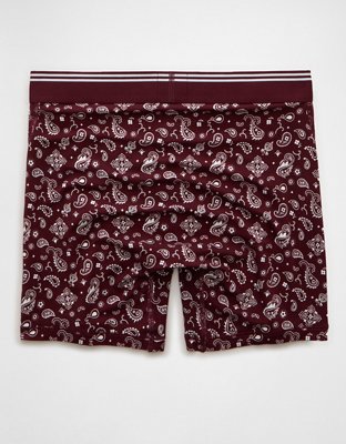 AEO Men's Paisley 6" Ultra Soft Boxer Brief
