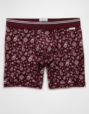 AEO Men's Paisley 6" Ultra Soft Boxer Brief