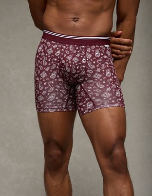 AEO Men's Paisley 6" Ultra Soft Boxer Brief