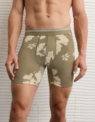 AEO Men's Floral Print 6" Ultra Soft Boxer Brief