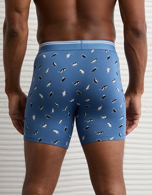 AEO Men's Penguins 6" Ultra Soft Boxer Brief
