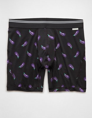AEO Men's Eggplant 6" Ultra Soft Boxer Brief