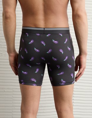 AEO Men's Eggplant 6" Ultra Soft Boxer Brief