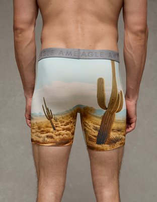 Трусы-боксеры AEO Photoreal для мужчин — American Eagle, цвет: Синий — фото 2