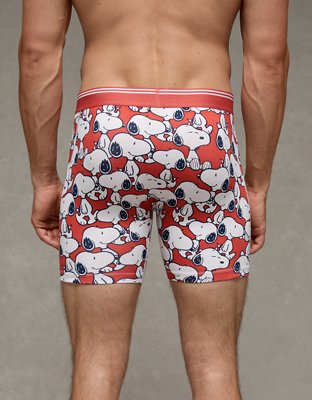 AEO Snoopy Men's 6" Ultra Soft Boxer Brief