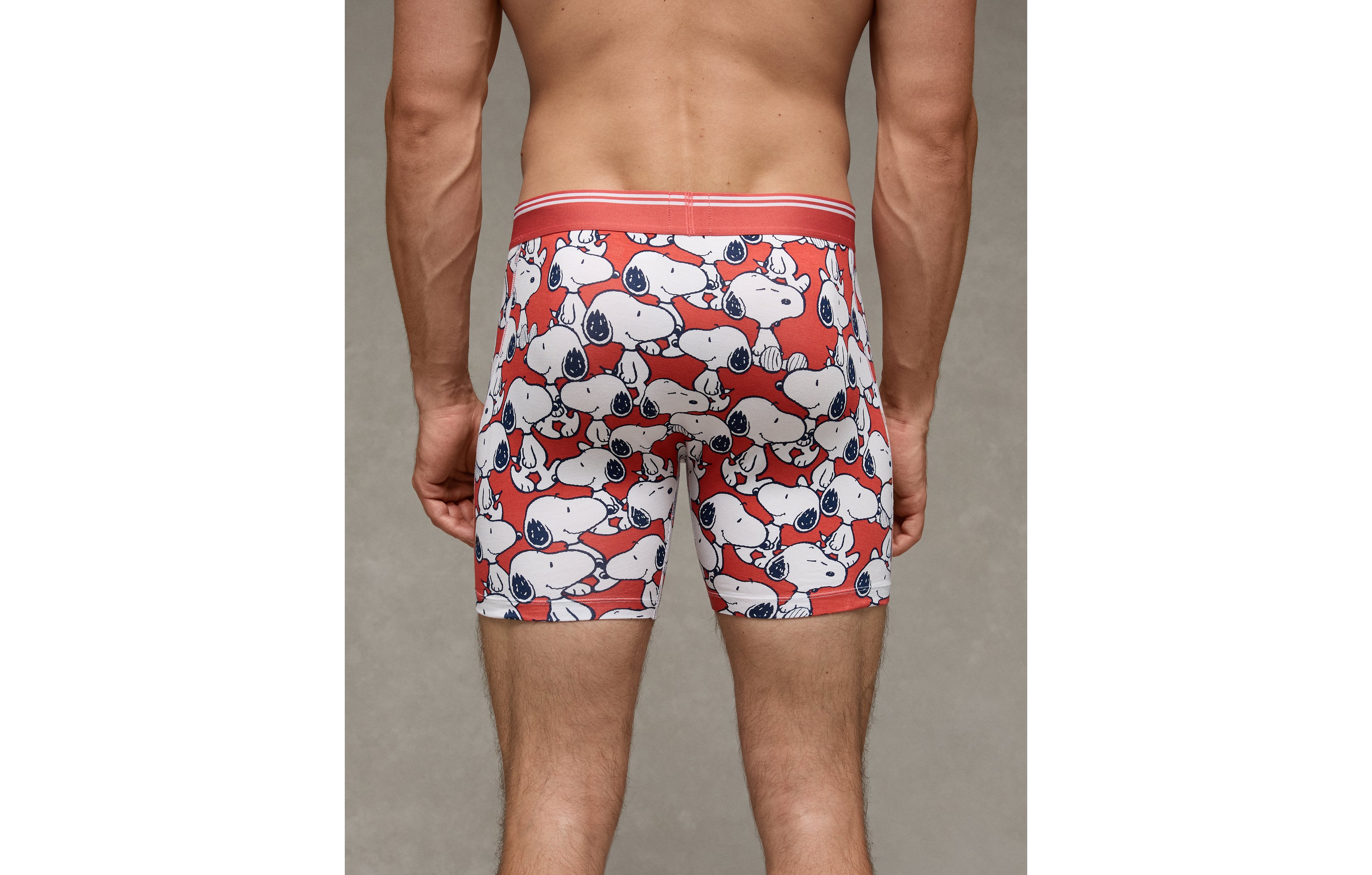 AEO Snoopy Men's 6" Ultra Soft Boxer Brief